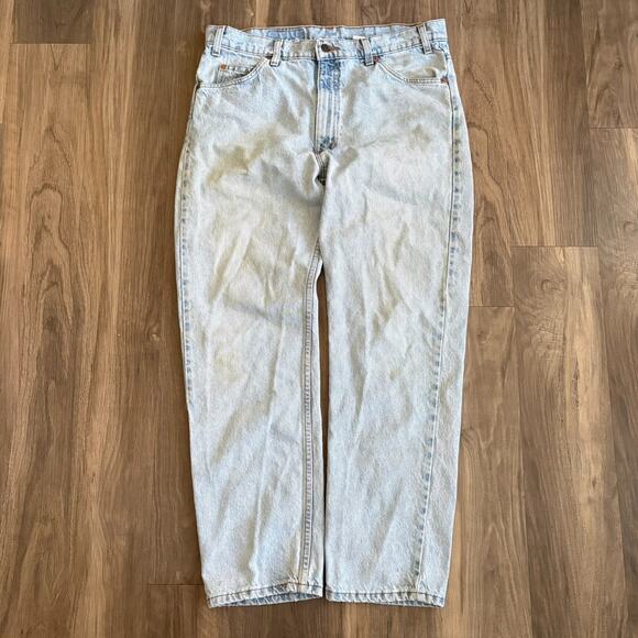 Levi's Other - Vintage Levi’s 505 Jeans Men's Size 36x30 Light Washed Made In Puerto Rico Worn